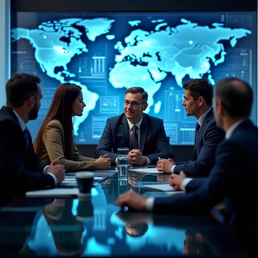 Reunión estratégica del equipo directivo