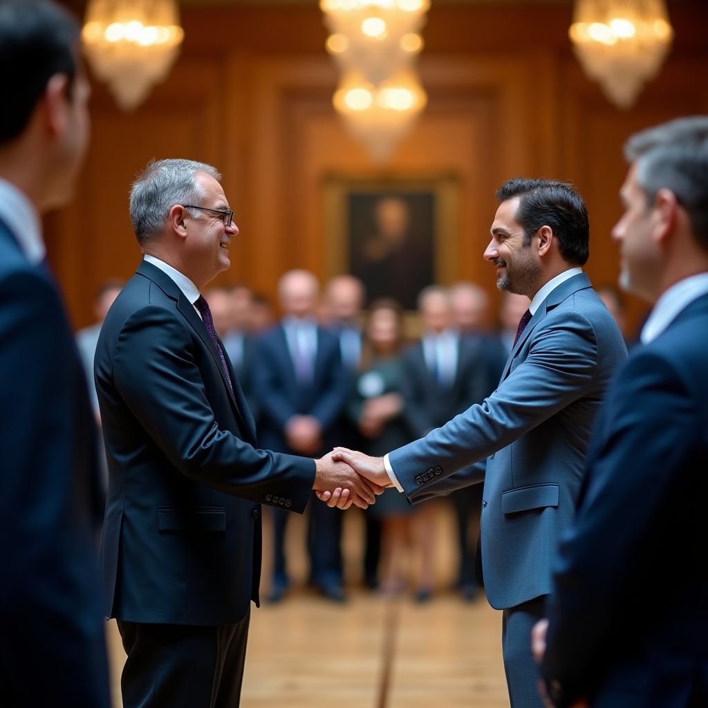 Firma de acuerdo con institución financiera internacional